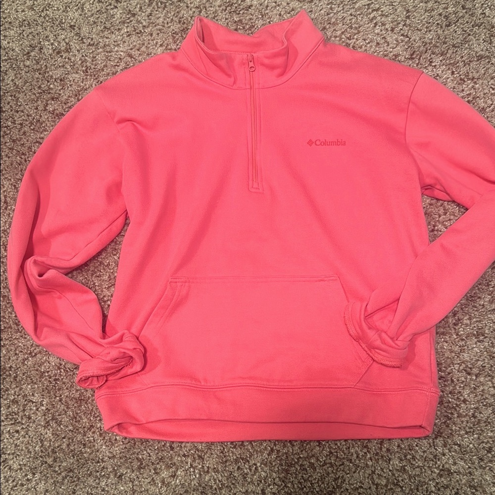 Columbia 3/4 Zip pullover Sweatshirt M
